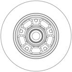 TRW Disc Frana Df6549Bs Renault Megane Iv