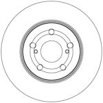 TRW Disc Frana Df4630 Toyota Yaris (DF4630)