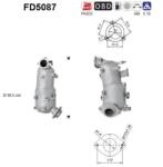 AS Filtru Funingine/Particule, Sist. De Esapament Fd5087 Toyota Rav 4 Iii (FD5087)