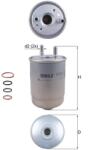 MAHLE Filtru Combustibil Kl752/2D Renault Megane/Megane Iii/Scénic Iii (KL752/2D)