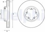DELPHI Disc Frana Bg9150 Ford Tourneo Custom V362/Transit Custom V362/Transit V363 (BG9150)