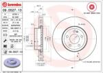 BREMBO Disc Frana 09. D527.13 Mercedes-Benz C-Class/C-Class T-Model
