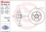 BREMBO Disc Frana 08. B369.37 Renault Megane Iv (08.B369.37)