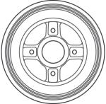 TRW Tambur Frana Db4400 Renault Twingo Ii