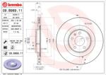 BREMBO Disc Frana 09. B969.11 Audi A4 B8/A4 B9/A5/A6 C7/A6 C8/A7/A8 D4/A8 D5/Q5/Q7 (09.B969.11)
