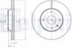 DELPHI Disc Frana Bg4193 Chevrolet Epica (BG4193)
