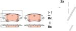 TRW Set Placute Frana, Frana Disc Gdb2478 Citroën C4 X Fiat 600E / 600 Jeep Avenger