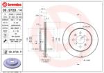 BREMBO Disc Frana 09.9728. 11 Opel Agila Subaru Justy Iii Suzuki Ignis Ii/Wagon R (09.9728.11)