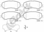 BRECK Set Placute Frana, Frana Disc 220650070100 Nissan Qashqai Ii Renault Kadjar