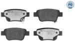 MEYLE Set Placute Frana, Frana Disc Puntea Spate 0252362016/Pd Toyota Avensis