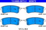 ATE Set Placute Frana, Frana Disc 13.0460-5672.2 Infiniti Qx56/Qx80 Nissan Patrol Vi (13.0460-5672.2)