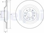 DELPHI Disc Frana Bg4961C Jeep Cherokee