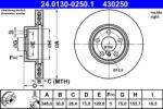 ATE Disc Frana 24.0130-0250.1 Bmw X4