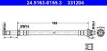 ATE Furtun Frana 24.5163-0155.3 Ford Galaxy Ii/Galaxy Mk Ii/Mondeo Iv/S-Max