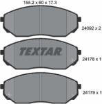 TEXTAR Set Placute Frana, Frana Disc 2409201 Jinbei S50 Kia Sorento I Tianma Hero