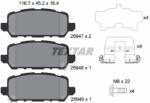 TEXTAR Set Placute Frana, Frana Disc 2594701 Acura (Gac) Cdx Honda Hr-V/Stepwgn/Vezel (2594701)