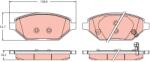 TRW Set Placute Frana, Frana Disc Gdb2425 Opel Karl Vauxhall Viva