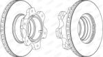 BERAL Disc Frana Bcr208A Man L2000/M 2000 L Mercedes-Benz T2/Ln1/Vario (BCR208A)