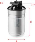 SOFIMA Filtru Combustibil S4424Nr Audi A4 B5/A4 B6/A4 B7/A6 C5/A8 D2/Allroad C5