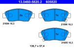 ATE Set Placute Frana, Frana Disc 13.0460-5820.2 Honda Civic V/Civic Vi/Civic Vii