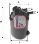 SOFIMA Filtru Combustibil S1061Nr Nissan Qashqai I