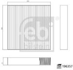 FEBI BILSTEIN Filtru, Aer Habitaclu 196357 Byd D1/Seal/Seal 06/Seal U/Song Plus/Song Pro Ii (196357)