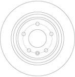 TRW Disc Frana Df6363 Chevrolet Cruze/Orlando/Volt Opel Ampera/Astra J/Astra J Gtc