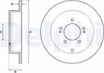 DELPHI Disc Frana Bg4161C Citroën C-Crosser/C-Crosser Enterprise Mitsubishi Lancer Viii