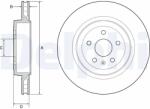 DELPHI Disc Frana Bg9221C Tesla Model S (BG9221C)