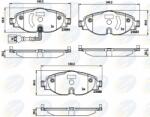COMLINE Set Placute Frana, Frana Disc Cbp12158 Audi A1/A1 Allstreet/A3/Q2/Q3/Tt Seat Leon