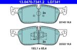 ATE Set Placute Frana, Frana Disc 13.0470-7341.2 Jaguar F-Pace/Xe/Xf Ii/Xf Sportbrake (13.0470-7341.2)