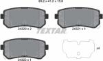 TEXTAR Set Placute Frana, Frana Disc 2432001 Dodge Attitude Hyundai Accent Ii/Accent Iii (2432001)