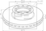 PE Automotive Disc Frana Fata 106.204-00A Daf Lf 55