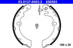 ATE Set Saboti Frana 03.0137-0503.2 Nissan Pixo Suzuki Alto Vii
