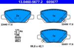 ATE Set Placute Frana, Frana Disc 13.0460-5677.2 Fiat Tipo (13.0460-5677.2)