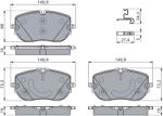Bosch Set Placute Frana, Frana Disc 0986460181 Mercedes-Benz C-Class/C-Class T-Model (0986460181)