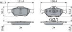 Bosch Set Placute Frana, Frana Disc 0986424034 Ford Asia & Oceania Figo I Mazda 121 Iii
