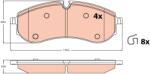 TRW Set Placute Frana, Frana Disc Gdb2382 Man Tge Vw Amarok/Crafter/Grand California (GDB2382)