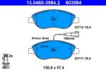 ATE Set Placute Frana, Frana Disc 13.0460-3984.2 Alfa Romeo 147/156/Mito Fiat Stilo (13.0460-3984.2)
