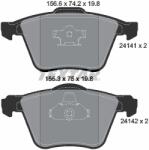 TEXTAR Set Placute Frana, Frana Disc 2414101 Volvo Xc90 I Volvo Asia Xc (2414101)