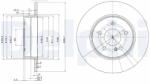 DELPHI Disc Frana Bg3239C Mercedes-Benz C-Class/C-Class T-Model/Clc-Class/Clk/E-Class