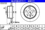 ATE Disc Frana 24.0108-0111.1 Mercedes-Benz A-Class/Vaneo