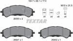 TEXTAR Set Placute Frana, Frana Disc 2630001 Ford Usa Bronco Autoturism De Teren, (2630001)