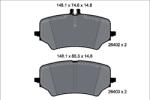 TEXTAR Set Placute Frana, Frana Disc 2640201 Mercedes-Benz Eqe/Eqs