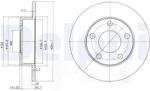 DELPHI Disc Frana Bg3381 Audi A4 B5/A4 B6/A4 B7 Vw Passat B5/Passat B5.5