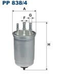 FILTRON Filtru Combustibil Pp838/4 Ford Focus I/Mondeo Iii/Tourneo Connect Kia Bongo (PP838/4)