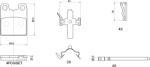 BREMBO Set Placute Frana, Frana Disc P23201 Alfa Romeo Giulia/Stelvio