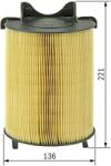Bosch Filtru Aer 1987429405 Audi A3 Seat Altea/Leon/Toledo Iii Skoda Octavia Ii/Yeti