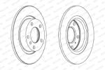FERODO Disc Frana Ddf1651C Abarth Grande Punto Opel Adam/Corsa D/Corsa E Vauxhall Adam