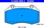 ATE Set Placute Frana, Frana Disc 13.0460-4805.2 Renault Clio Iii/Megane Ii